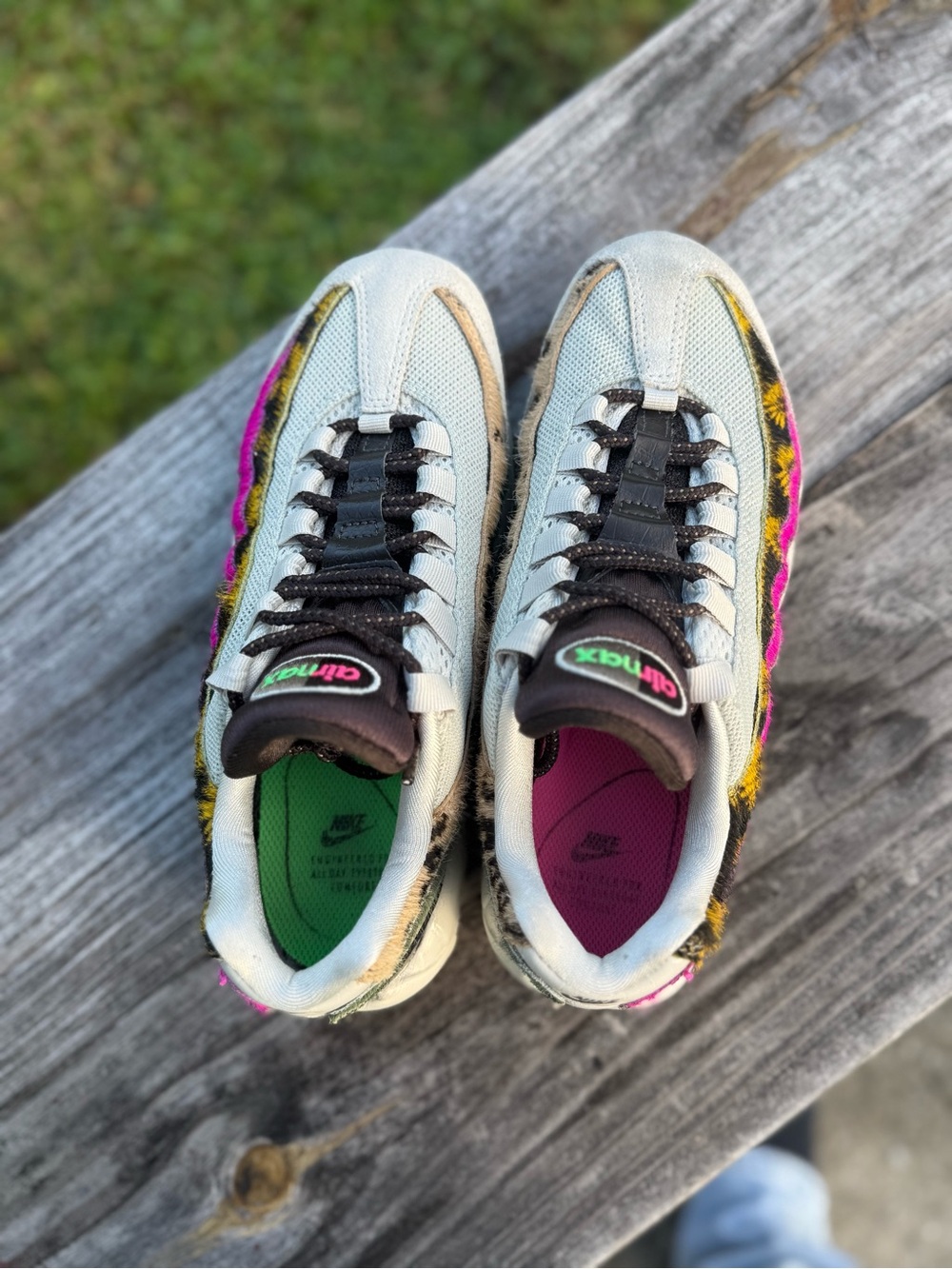 Nike Air Max 95 Premium Daisy Chain Cottagecore Sneakers Size 6.5 - Picture 3 of 10